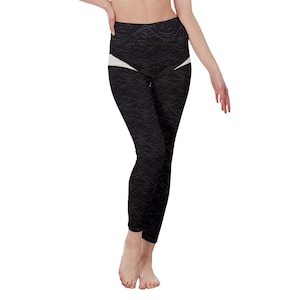 Spider Web Leggings - Gwen - Ghost - Costume Leggings - Women&#39;s High-Waisted Leggings