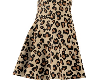Hidden Mickey Leopard Print Skirt- Animal Kingdom Skirt