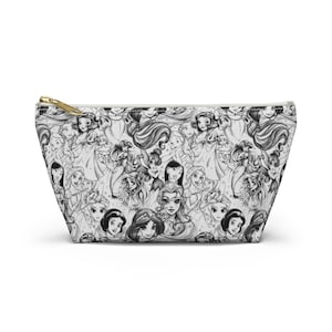 Prinzessin Skizzen - Prinzessin Täschchen - Disney-Zipper Accessoire Täschchen