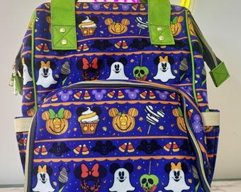 Halloween Disney - Disney Characters Diaper Bag - Disney Trip Backpack