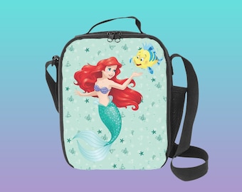 Ariel - The Little Mermaid - Personalizable Lunch Box Bags