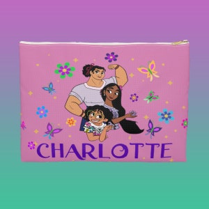 Personalizable Three Sisters- Luisa- Isabela - Mirabel- Encanto- Disney - Pencil Pouch - Zipper Pouch
