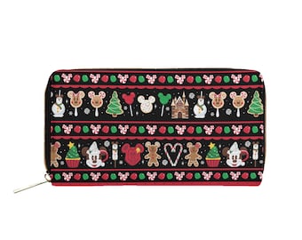 Disney Christmas Treats - Zipper Wallet - Mini Purse