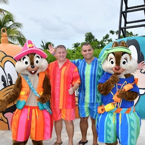 Chip and Dale Swim Shorts  - Castaway Cay - Disney Cruise -  Men&#39;s Swimsuits