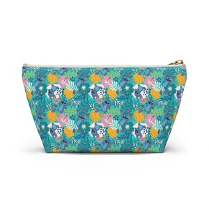 Stitch Hawaiian Pouch  - Lilo and Stitch Pouch - Disney - Zipper Accessory Pouch