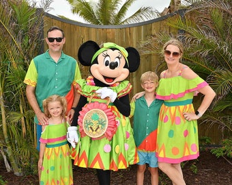 Camisa Mickey Lookout Cay para niños - DCL - Disney Cruise - Camisa de vacaciones hawaianas para niños