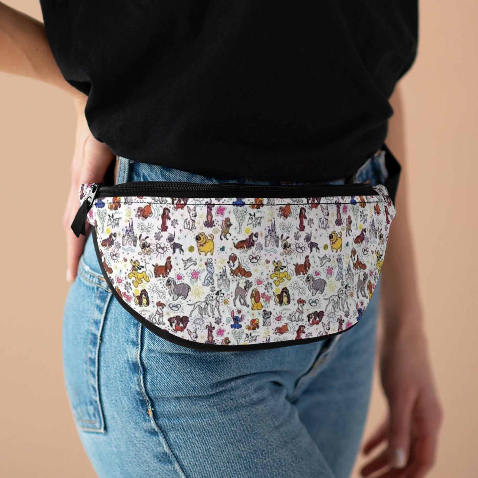 Discover Classic Disney Dog Doodles - Fanny Pack