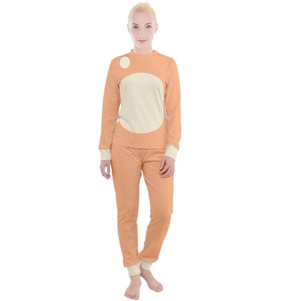 Mum Orange Pants and Shirt Set - Family Outfits - Disney Bounding - Women's Lounge Pants and Shirt Set