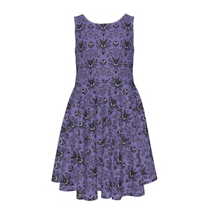 Foolish Mortals - Haunted Mansion - Disney Bounding - Halloween - Kid&#39;s Sleeveless Dress