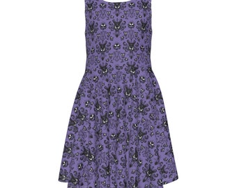 Foolish Mortals - Haunted Mansion - Disney Bounding - Halloween - Kid's Sleeveless Dress