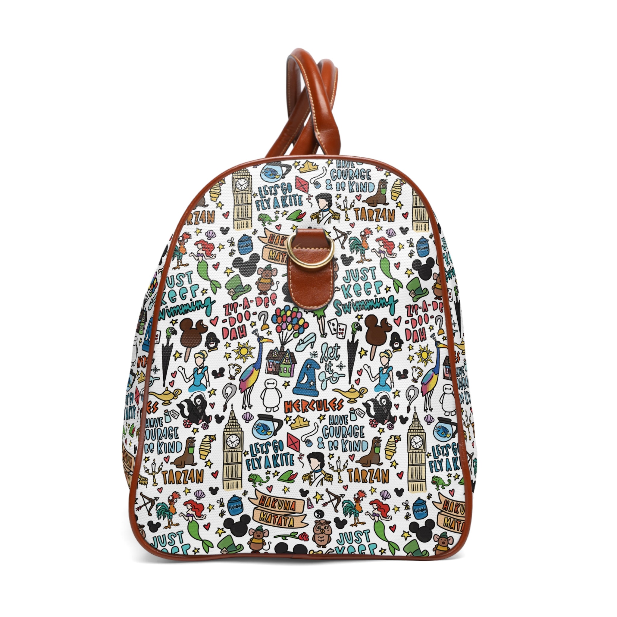 Disney Doodle Duffel Bag - Disney Trip Bag - Cruise Bag - Disney