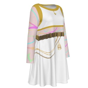 Rumi - Kpop - Demon - Hunter- Costume Dress - Halloween - Women's Crew