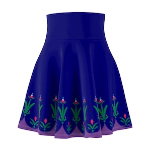 Frozen Anna Inspired - Women&#39;s Skater Skirt