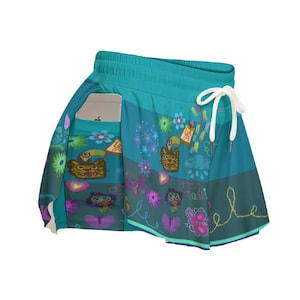 Mirabel Skort Culottes - Encanto - Disney Bounding Women&#39;s Culottes, Legging Shorts and Pockets