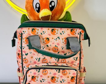 Orange Bird Backpack - Disney World Orange Bird Diaper Bag - Disney Trip Backpack