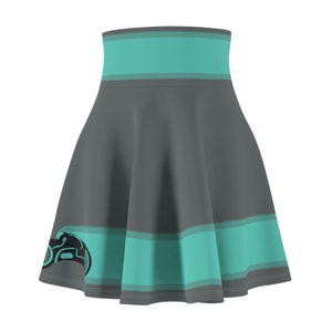 Tron Lightcycle Skirt - Disney Bounding - Blue Women&#39;s Skater Skirt