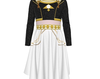 Hunter Inspired  - Costume -  Kid's Long Sleeve Twirl Dress