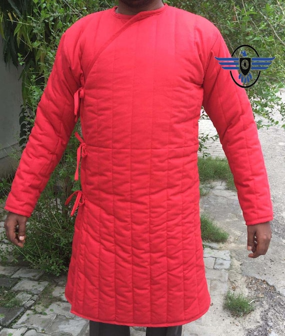 Padded gambeson for medieval events Eastern Cotton Gambeson Etsy