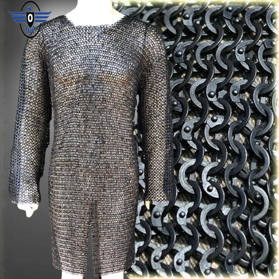 chainmail print t shirt