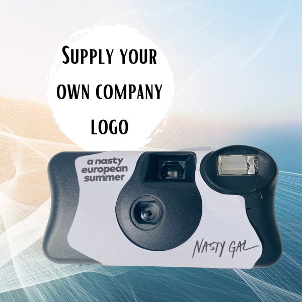 Custom Logo Design Disposable Camera Wrap Personalised Business Camera Cover Replacement Stickers Design Your Own Wedding Custom Camera Logo