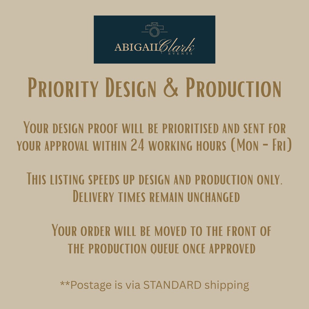 Rush My Order Priority Processing, Queue Jump Fast Order Service for ...