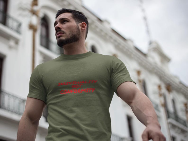 Individuality Not Conformity Graphic Tee - Rebellion Top image 10