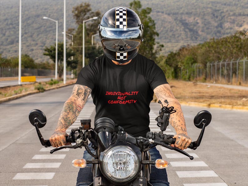 Individuality Not Conformity Graphic Tee - Rebellion Top image 7