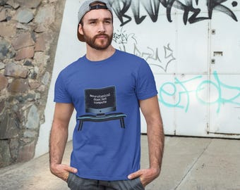 Neurotípico no computa, camiseta divertida del espectro autista, camiseta llamativa sobre el síndrome de Asperger, regalo de concientización.