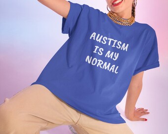 Camiseta "El autismo es mi normalidad": Camiseta de concienciación sobre la neurodiversidad