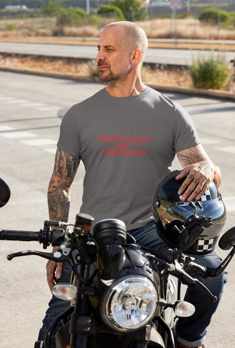 Individuality Not Conformity Graphic Tee - Rebellion Top image 9