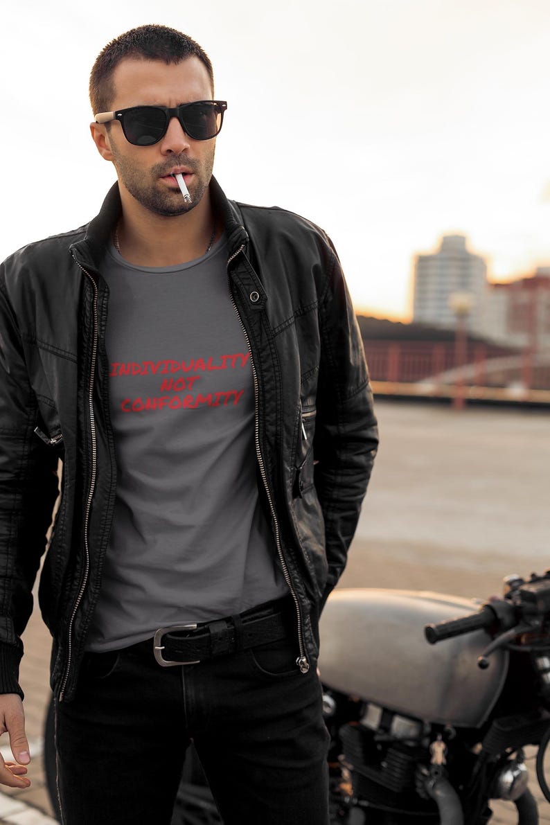 Individuality Not Conformity Graphic Tee - Rebellion Top image 8