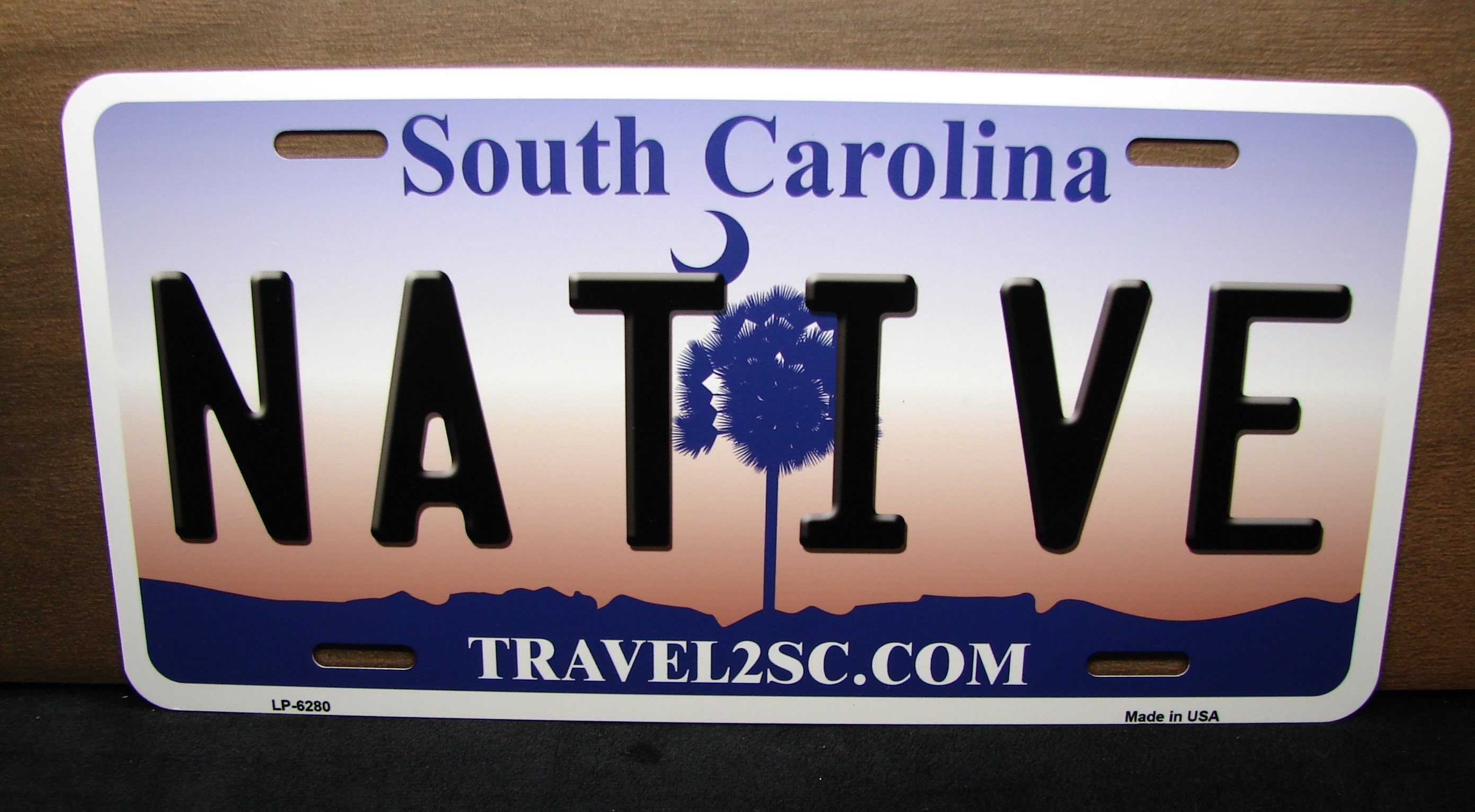 NATIVE SOUTH CAROLINA State License Plate Metal Novelty Car Etsy