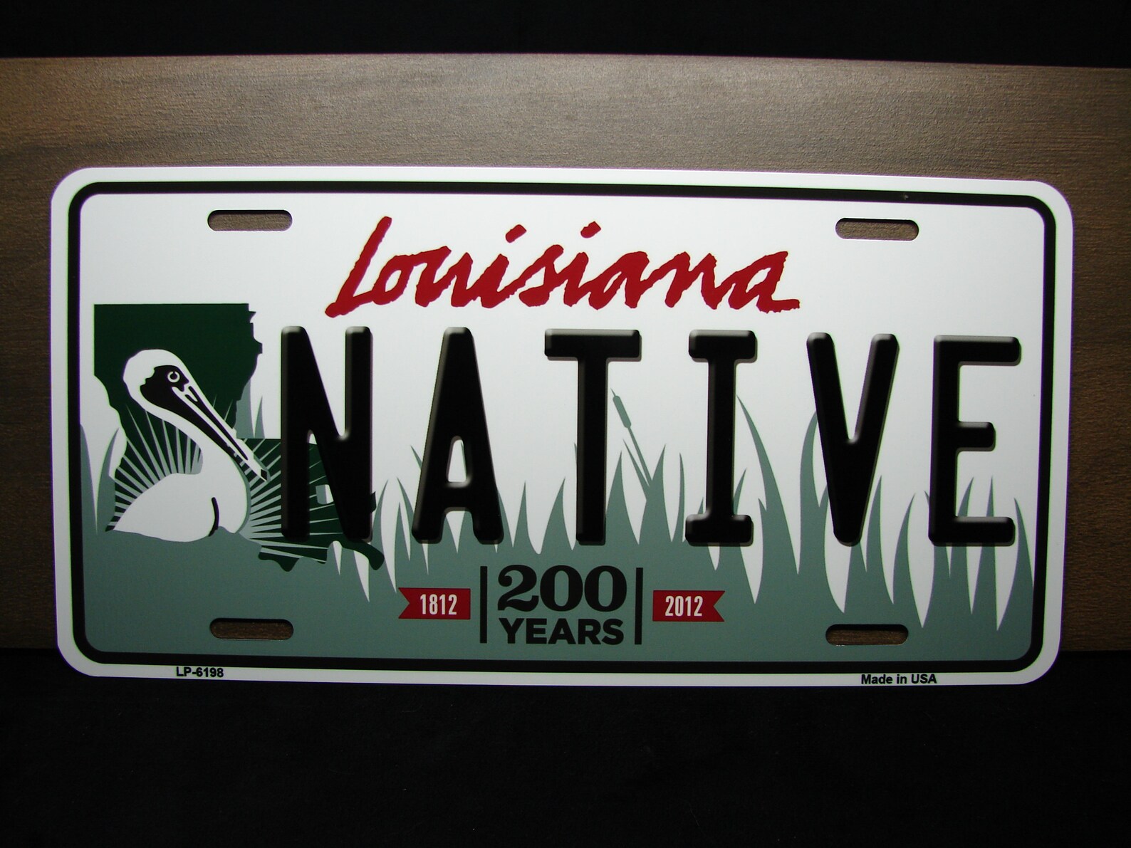 NATIVE LOUISIANA State License Plate Metal Novelty Car License Etsy