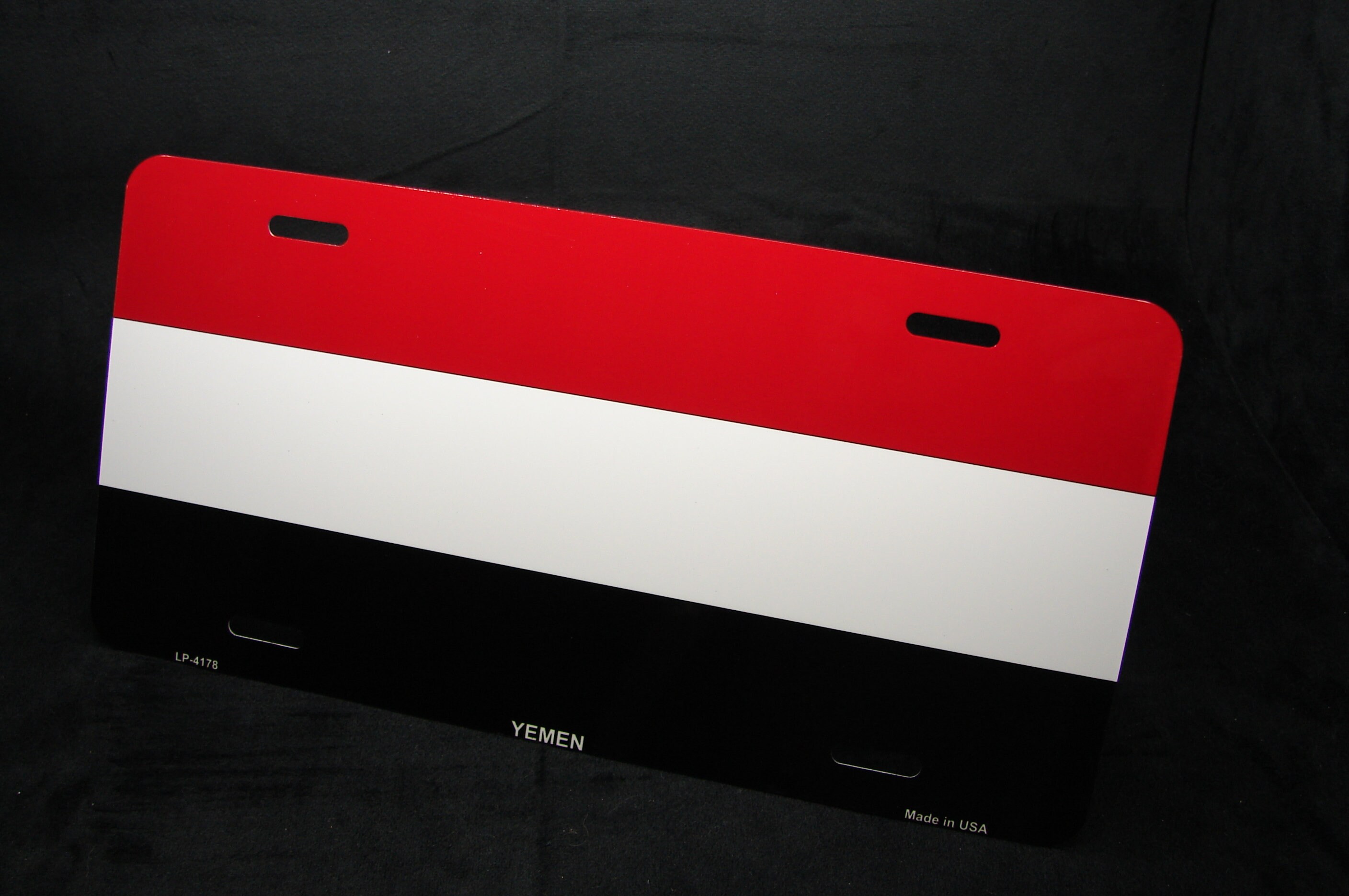 YEMEN FLAG Metal Novelty Car License Plate Auto tag YEMENI Etsy