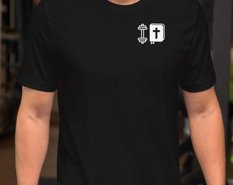 Christian Fitness Shirt, Saint Augustine Quote Tee, Take Care of Your Body and Soul Shirt, Faith Gym Shirt, Christian Workout Tee