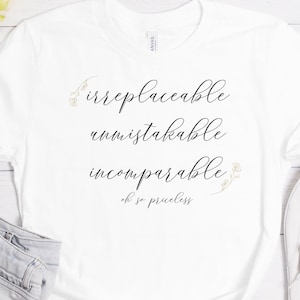 Irreplaceable Christian T-Shirt: Unisex Religious Tee