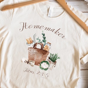 Homemaker Titus 2:3-5 Shirt - Christian Women's Tee