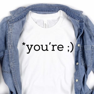 You’re T-Shirt, Grammar Police Tee, Funny Shirts, English Teacher Tee, Grammar Teacher Shirt,Grammar Matters,Funny English Shirt,Women’s Tee