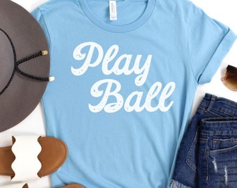 T-shirt Play Ball : T-shirt pour maman de baseball et softball