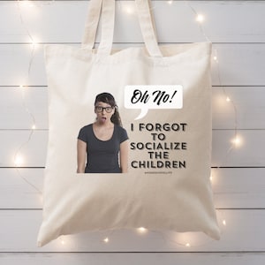 Oh non! J'ai oublié de socialiser les enfants ! #homeschoollife Sac fourre-tout écologique pour les mamans scolarisées à la maison, fournitures pour maman scolarisées à la maison