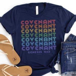 Bund Genesis 9:13 Shirt, christliche Regenbogenhemden, christliche Geschenke