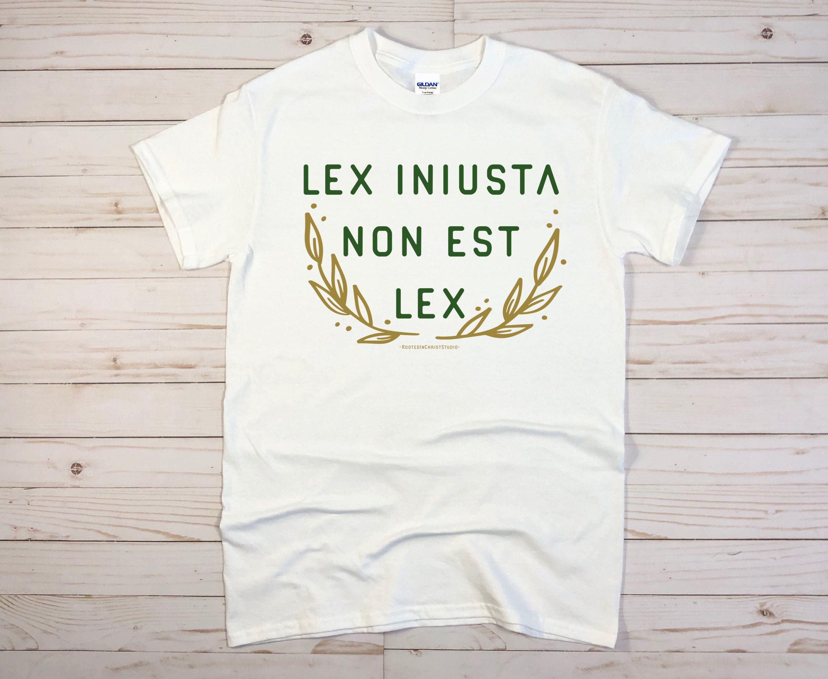 Lex Iniusta Non Est Lex Shirt an Unjust Law is No Law at All - Etsy