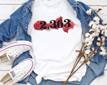 Pro-Life 2,363 Shirt: Human Rights Activist Tee