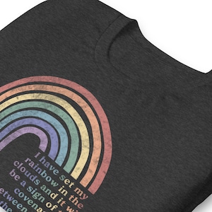 Genesis 9:13 Shirt, Christian Rainbow Shirt, God’s Promise Tee, God’s Covenant TShirt