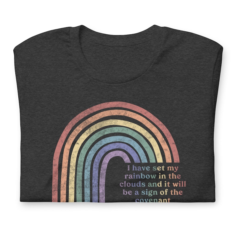 Genesis 9:13 Shirt, Christian Rainbow Shirt, God’s Promise Tee, God’s Covenant TShirt