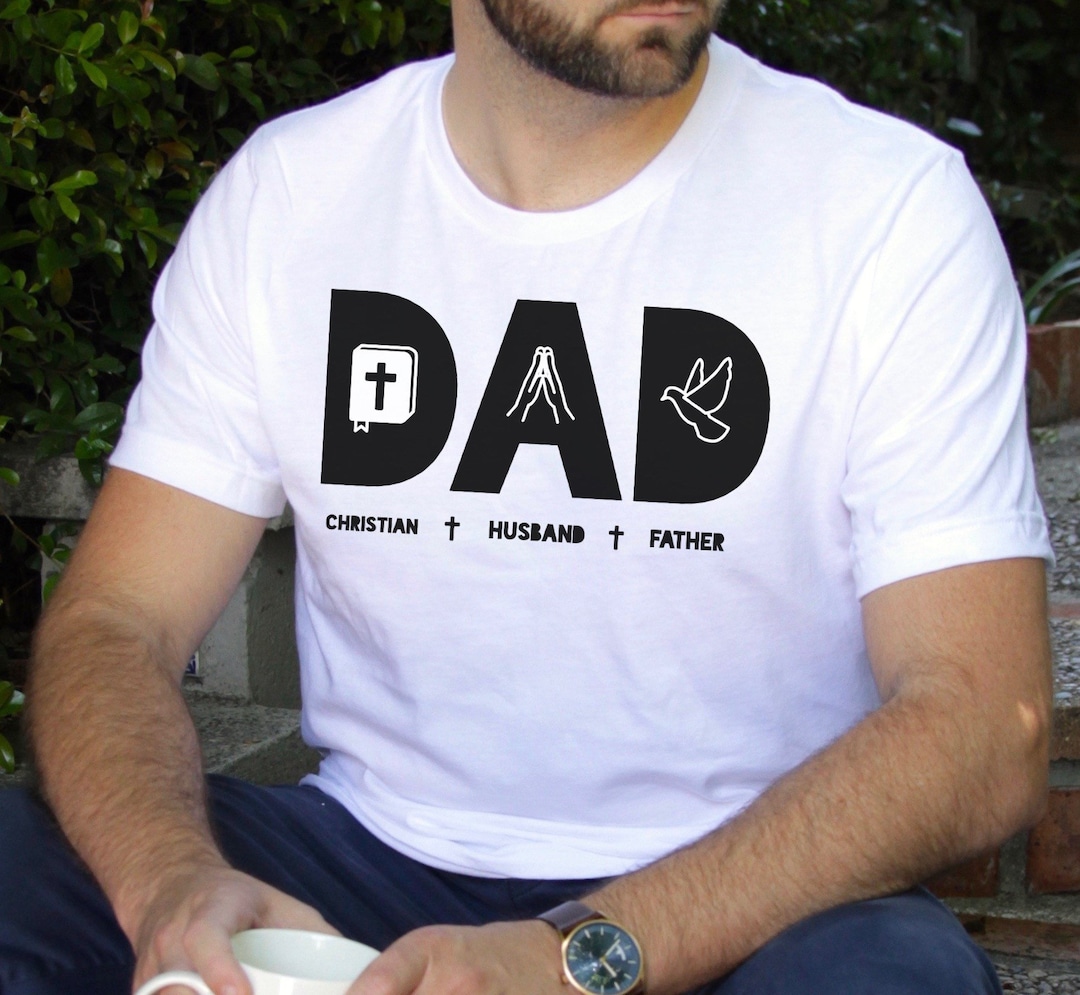 Christian Husband Father Shirt Christian Fathers Day Gift Etsy