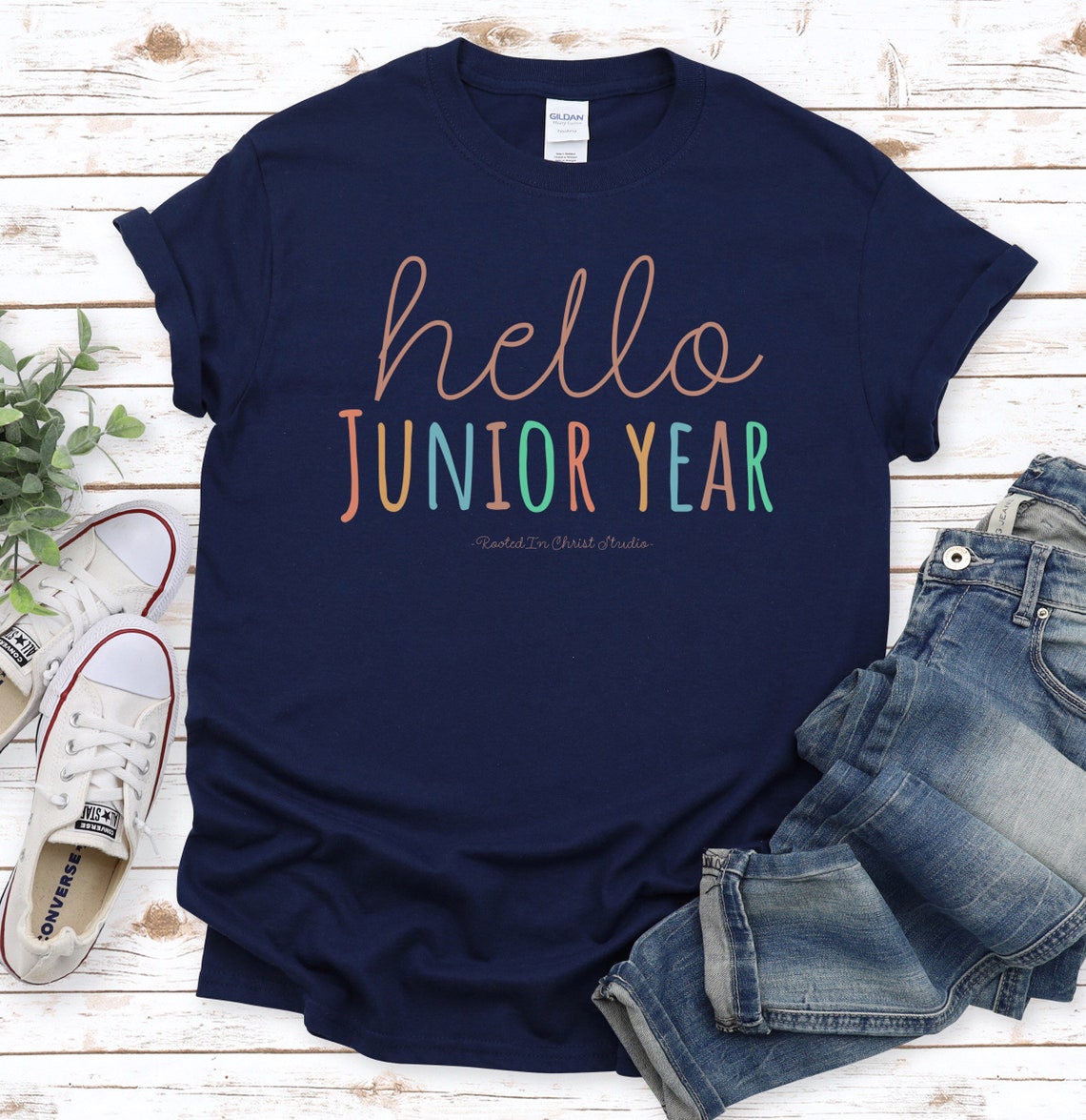 Hello Junior Year Shirt Junior Year Shirt Junior TShirt Etsy
