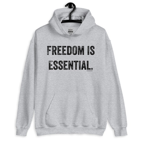 Freedom is Essential Hoodie, Conservative Protest Shirt, Republican Shirt,  Human Rights Shirt, Medical Freedom Shirt -  Canada