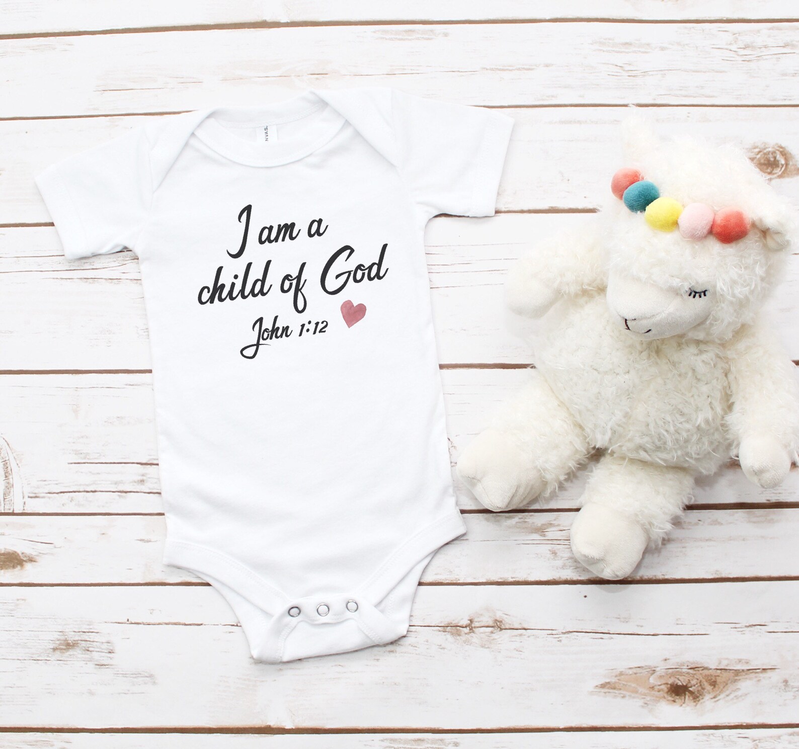 I Am A Child of God Onesie Christian Baby Baby Gift Baby Etsy