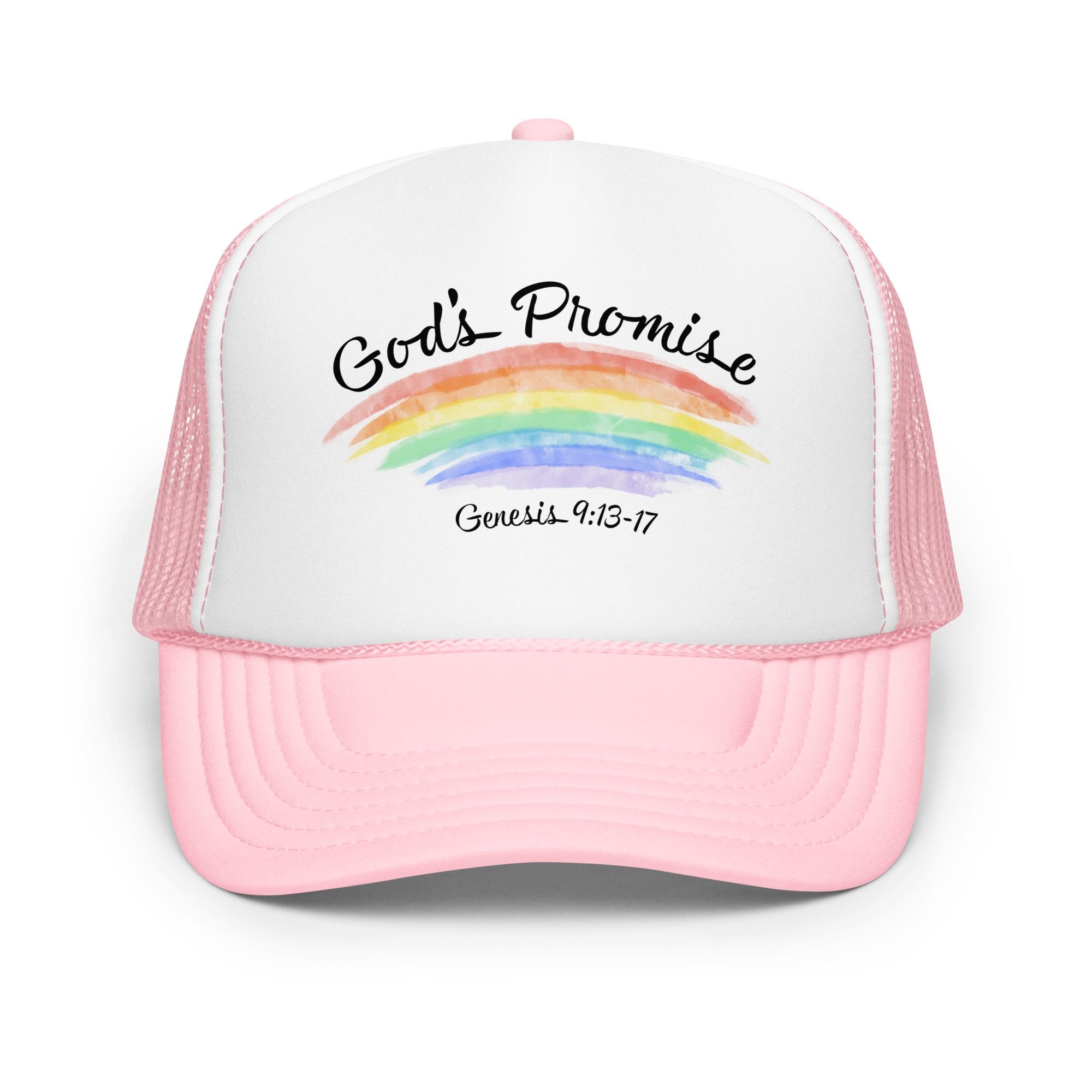 God's Promise Genesis 9:13-17 Christian Rainbow Hat for Women